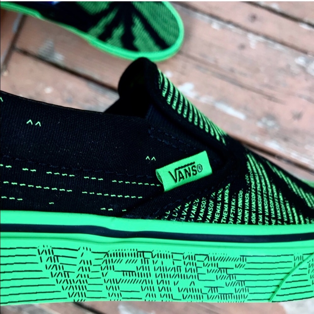 Last 1! HTF NWT Vans Festival Leaf Palm Slip On - Picture 3 of 6